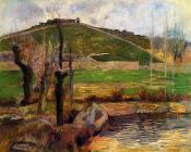 保罗 高更 : River Aven below Mount Sainte-Marguerite